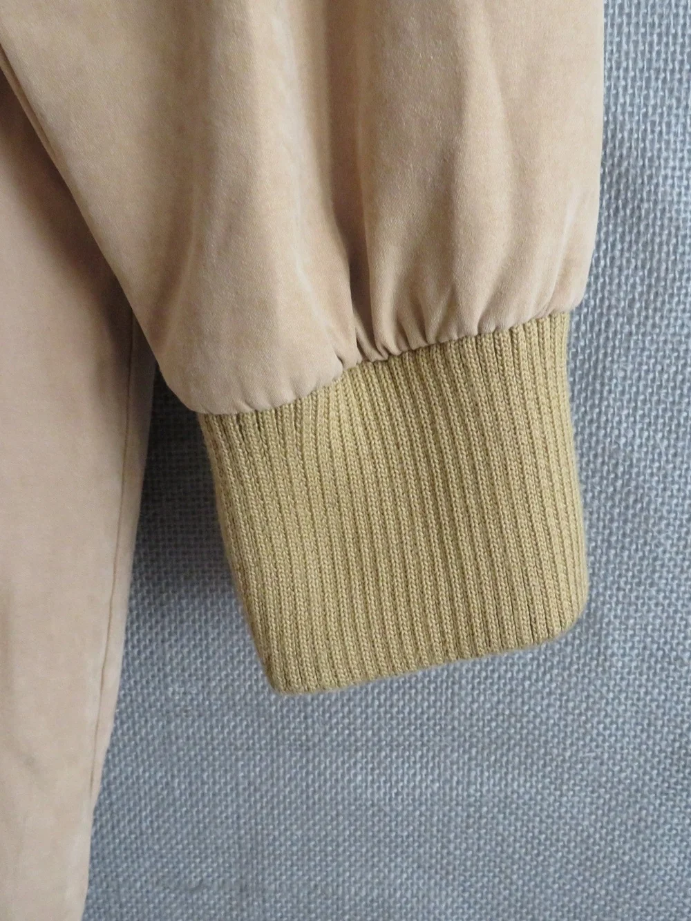boohoo Long Bomber Jacket in Beige